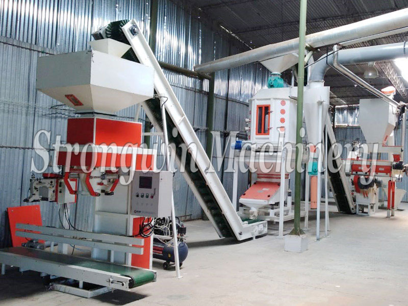 small feed manufacturing line