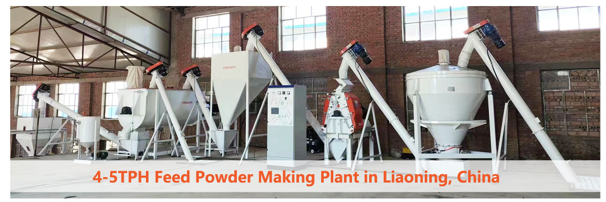 4-5TPH Feed Powder Making Plant in Liaoning, China
