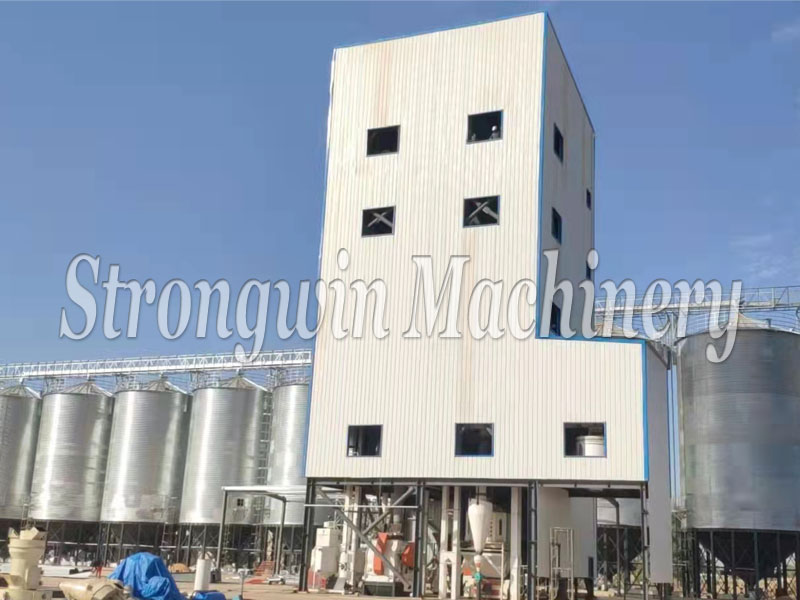Steel Silo For Building Animal Feed Plant