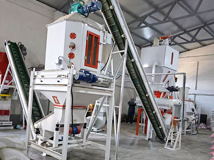 The installation of the SZLH250 feed pellet line in Albania has been completed