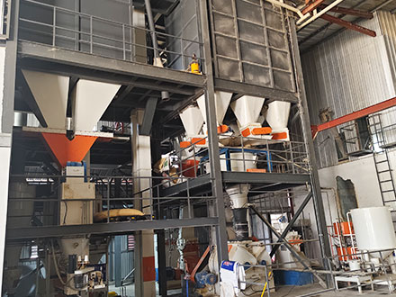 The 5-ton/hour feed production line in Dominica has been operating stably for 8 years