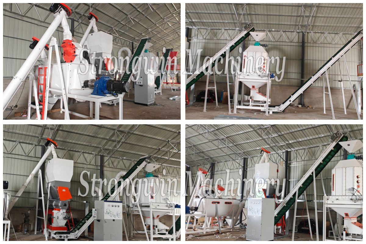 SZLH320 feed pellet production plant 