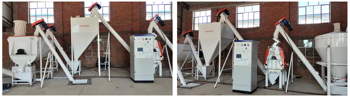 37kw Animal Feed Powder Production Plant 4-5TPH