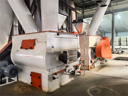 Double 30t/h rabbit feed pellet production plant