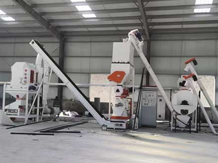 Grass feed pellet plant Installation in SiChuan