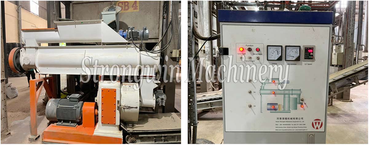 SZLH320 feed pellet making machine for 70% Palm Kernel Meal in Malaysia