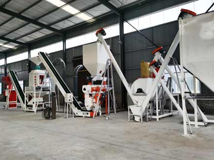 News Design Complete set SZLH250 feed pellet line in Zunyi, Guizhou