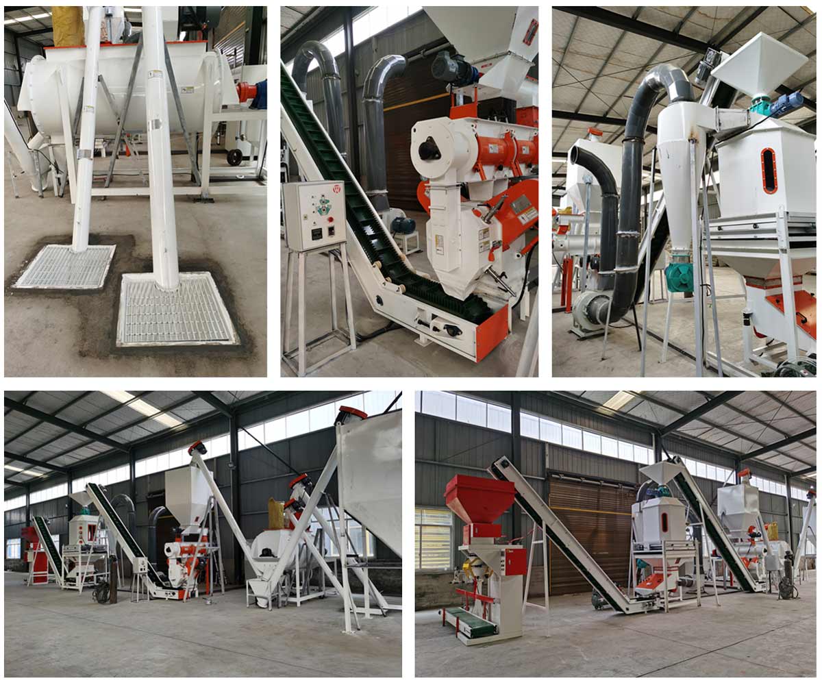 News Design Complete set SZLH250 feed pellet line in Zunyi, Guizhou