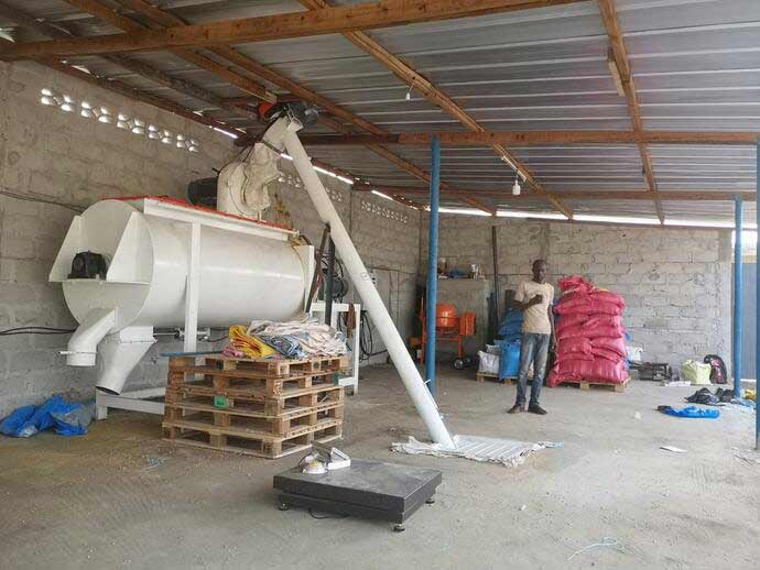 Powder production line in Cote d'Ivoire