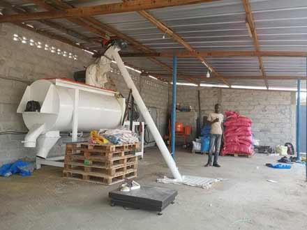 Powder production line in Cote d'Ivoire