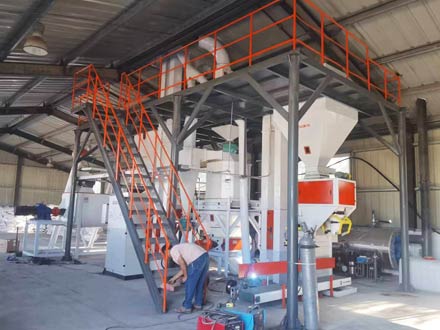 SZLH320 animal feed pellet production plant complete installation in Inner Mongolia