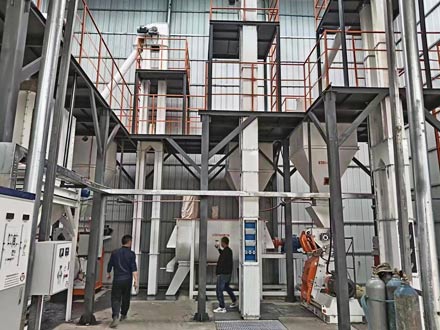 SZLH350 Feed Pellet Production Plant Project Case