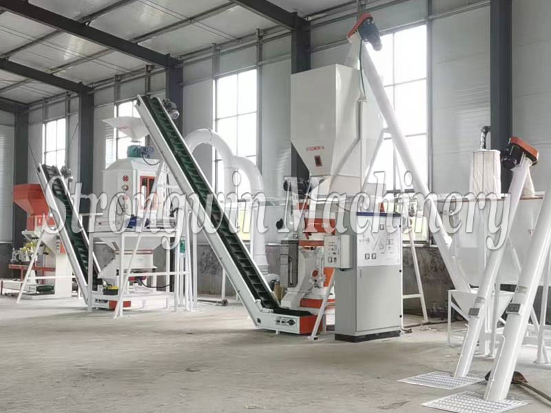 poultry feed pellet plant