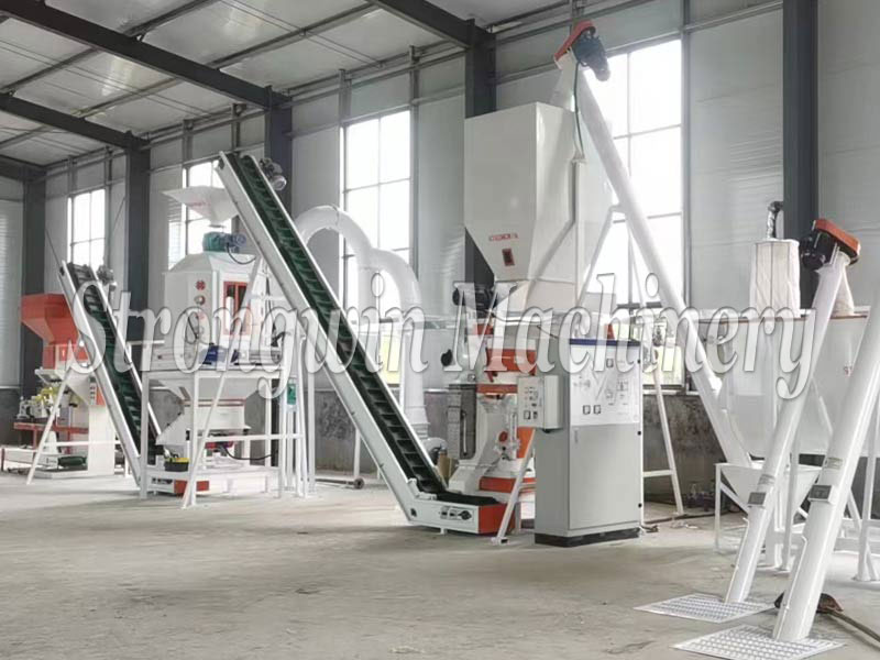 chicken feed pellet plant