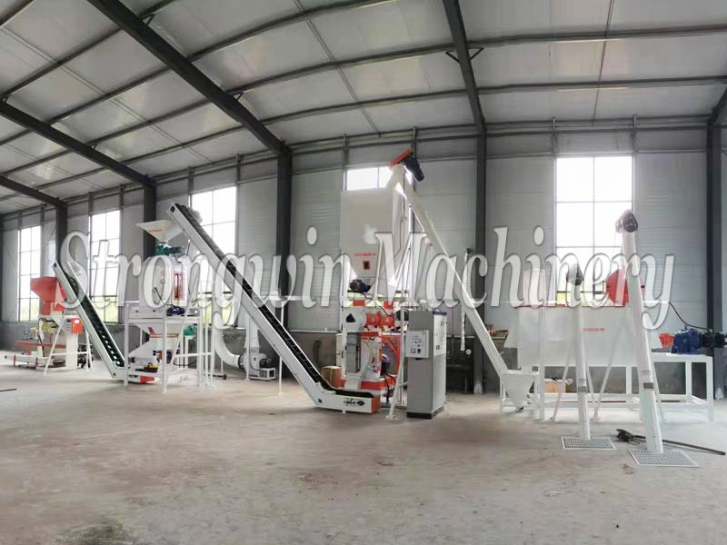 poultry pellet production plant