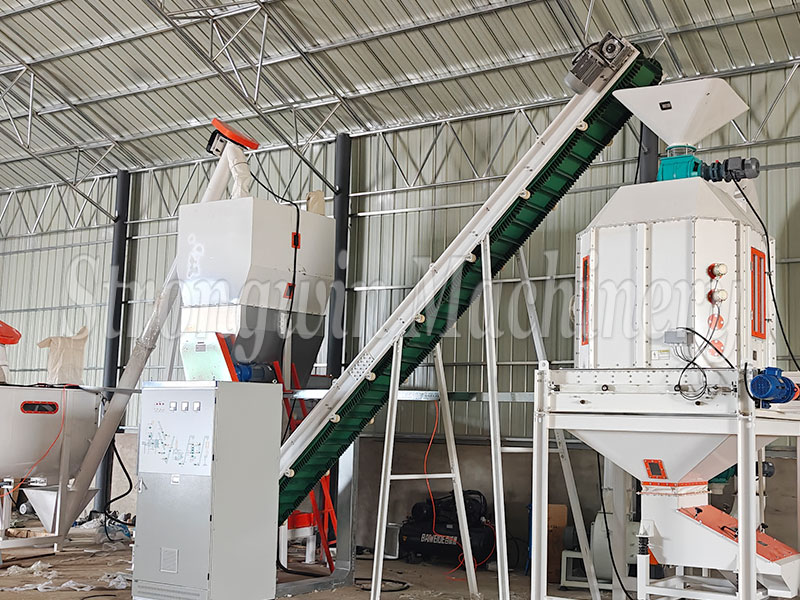 poultry pellet production plant