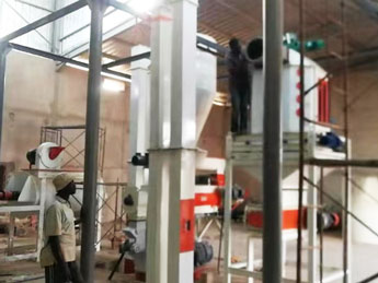 chicken feed production plant