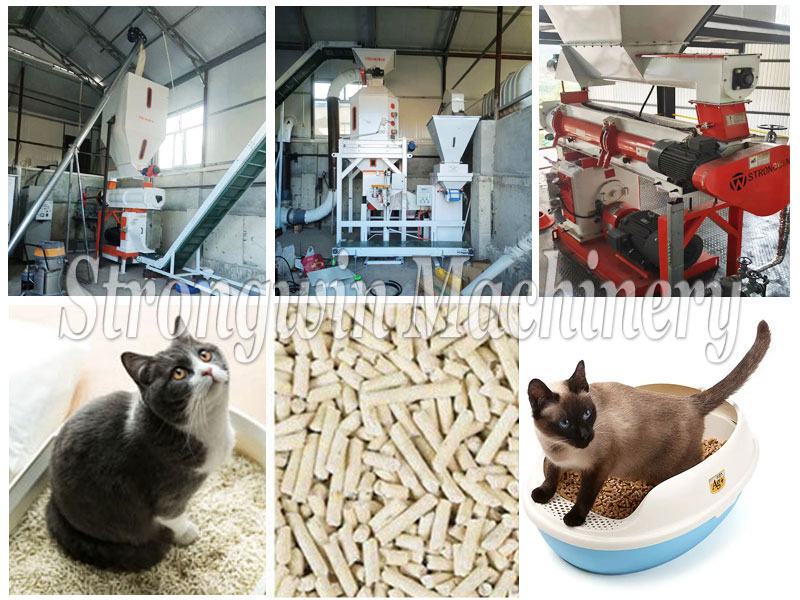 cat litter pellet mill plant