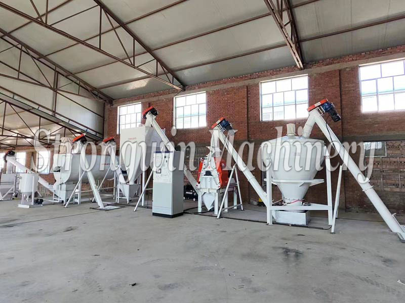 feed powder production plant