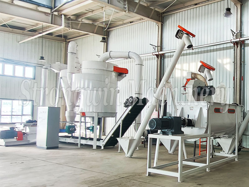 hay pellet feed mill plant