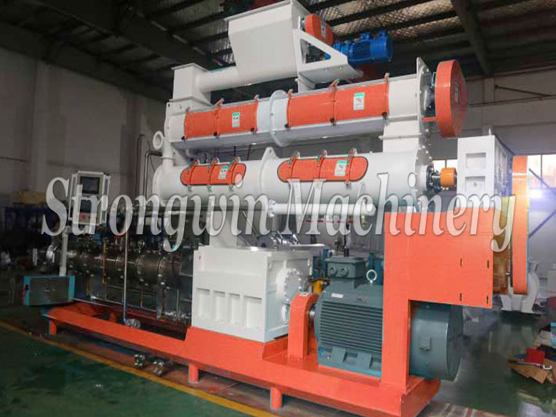 floating fish feed extruder machine