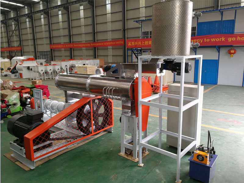 floating fish feed extruder