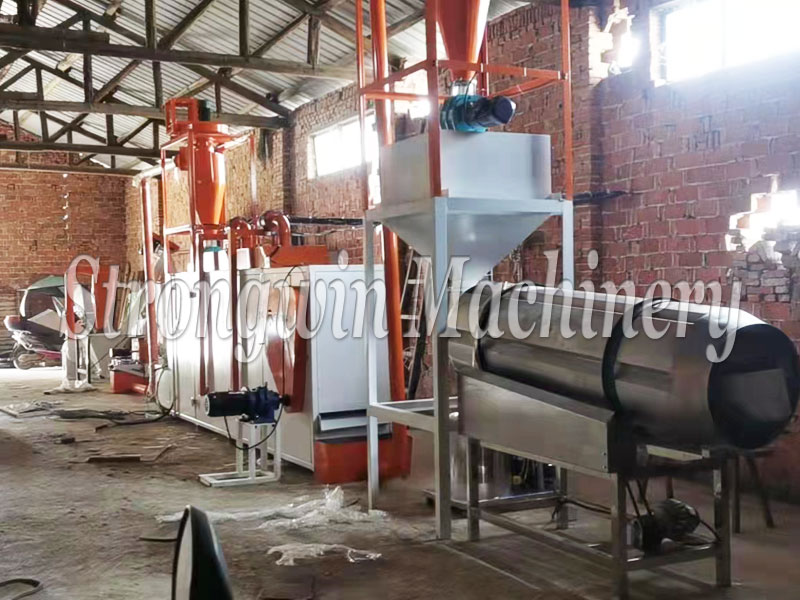 500kg/h Complete set Fish Feed Production Line to make floating fish