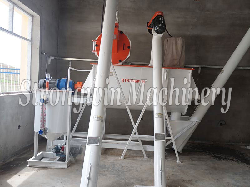 bird feed mixer machine