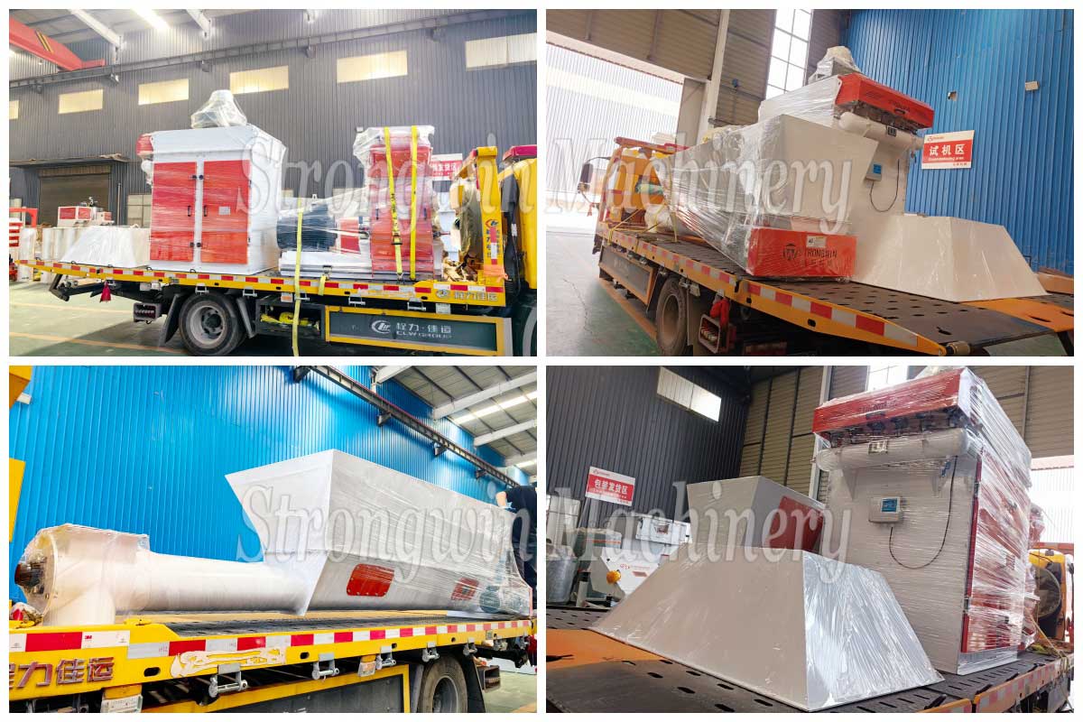 Shipment Dispatch: 55Kw Maize Grain Crusing System for Shandong Province, China