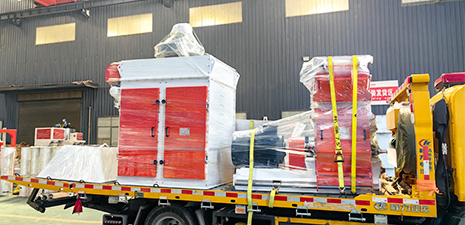Shipment Dispatch: 55Kw Maize Grain Crusing System for Shandong Province, China