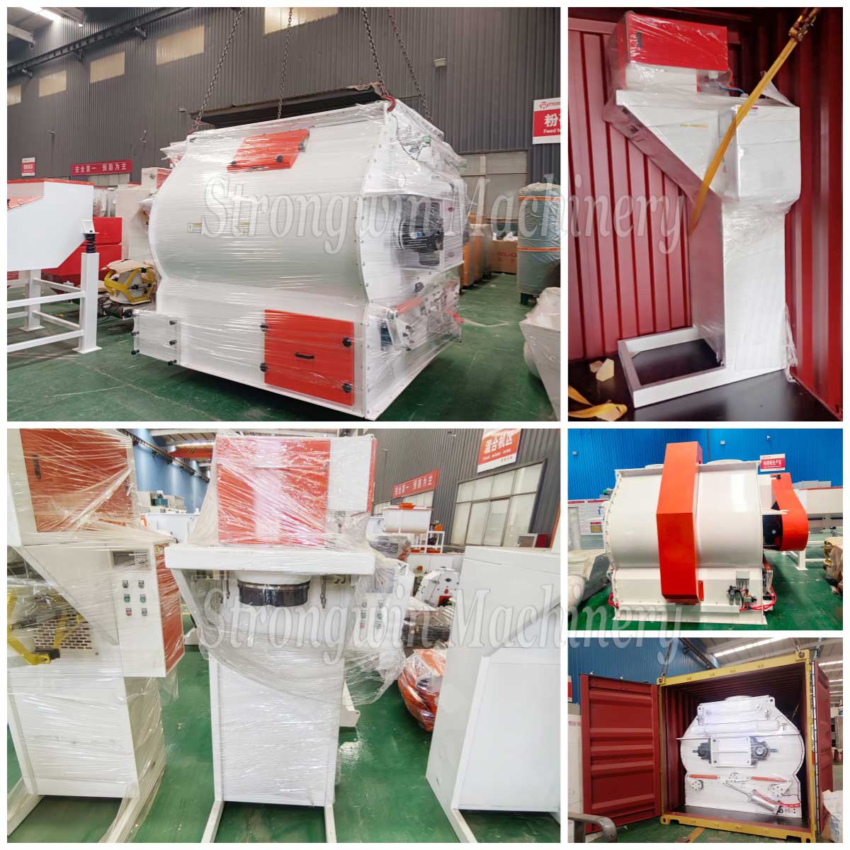 On Their Way: Industrial Mixer + Packing Scale to Albania