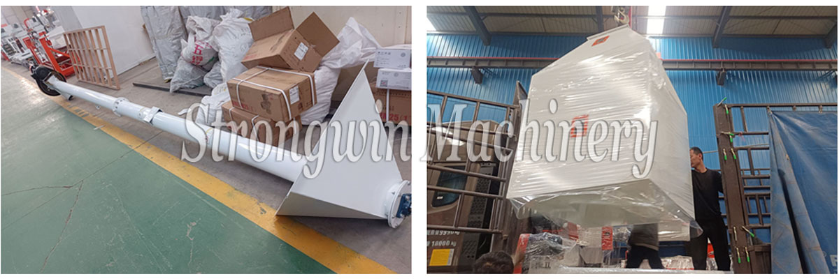 1.5-2TPH chicken feed production plant packing and shipping to Sichuan Province, China