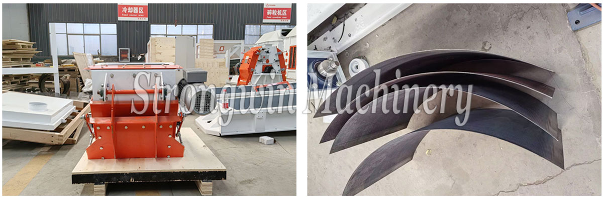 Feed crushing machine packing and shipping to Peru