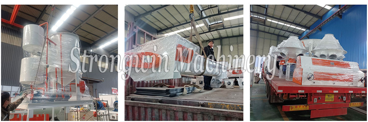 SZLH508 Bird feed production plant packing and shipping to Gansu Province, China