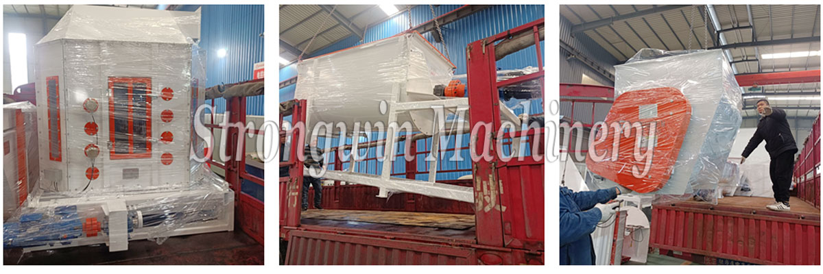 SZLH420 livestock feed manufacturing plant packing and shipping to Xinjiang province, China