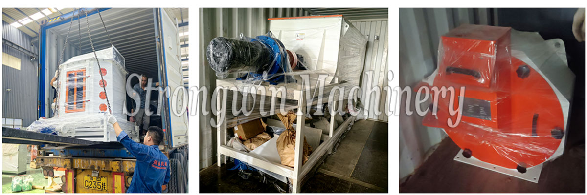 SZLH320 Animal Feed Pellet Production Plant Packing and Shipping to Tanzania