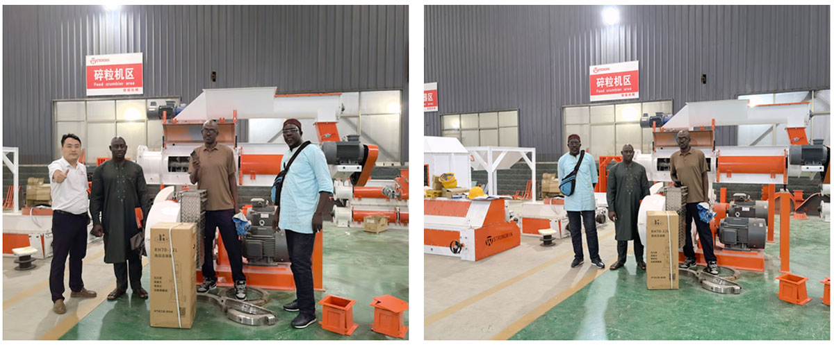 Customers for Senegal, visit our factory and inspect machines quality. they are satisfied and pay the prepaid on the spot