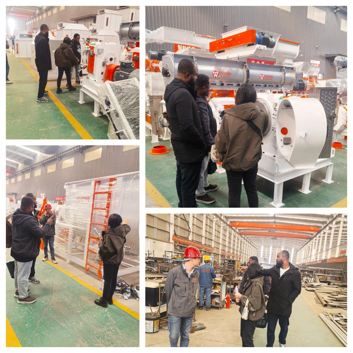 Nigerian customers visit our factory