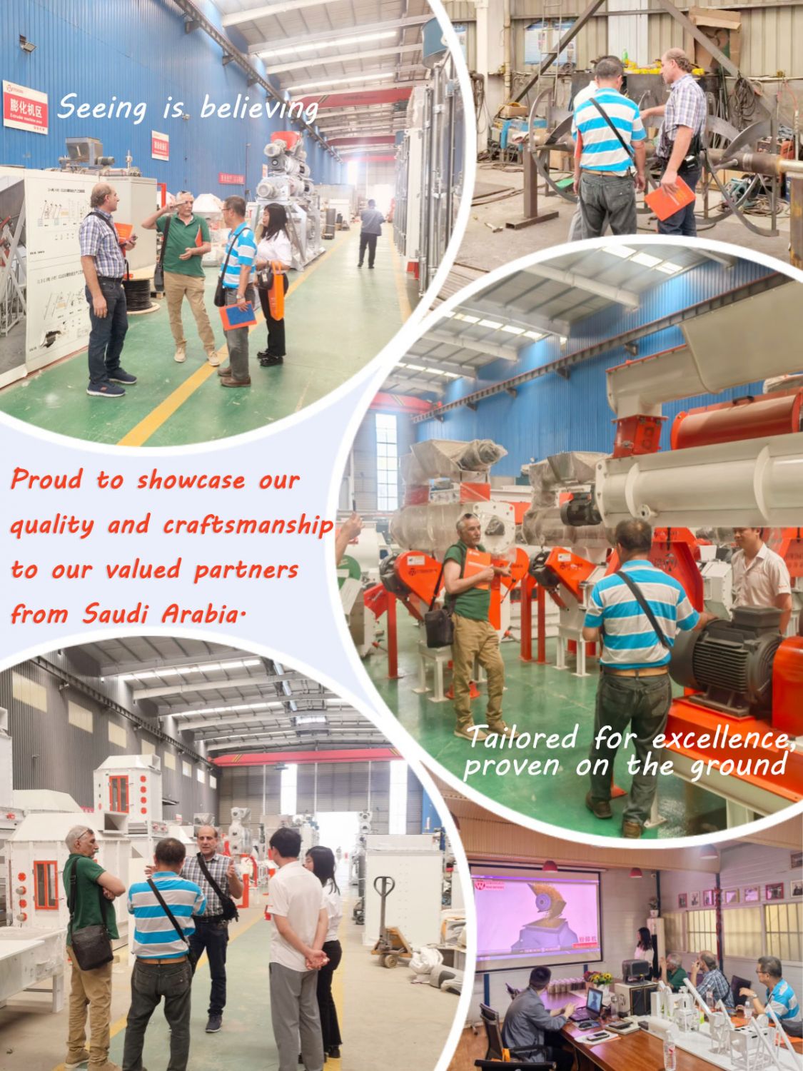 Seeing is believing. Proud to showcase our quality and craftsmanship to our valued partners from Saudi Arabia