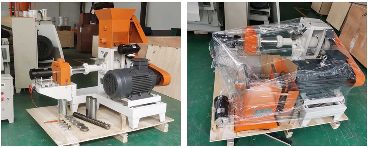 DGP60-C Fish Feed Extruder Machine has been sent to Nigeria