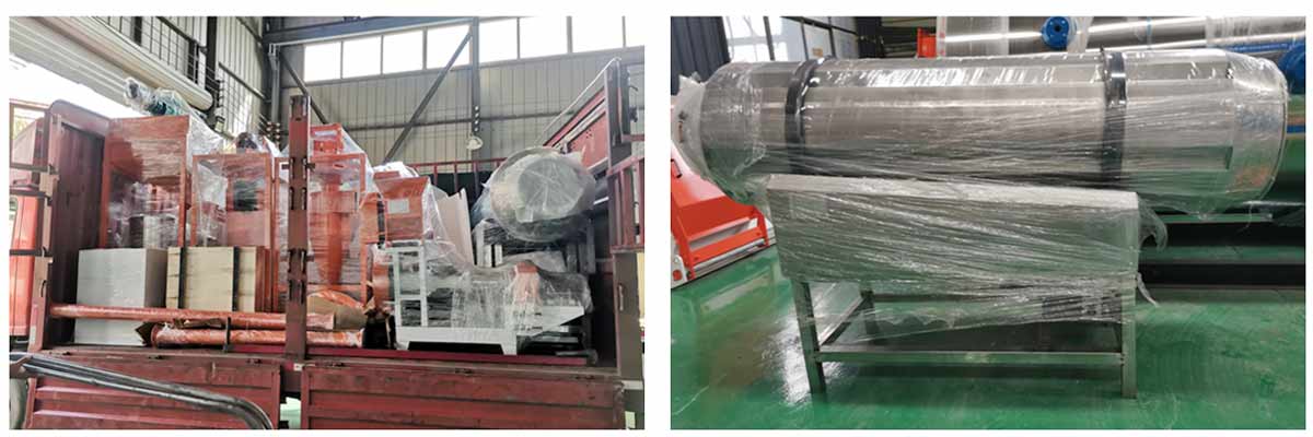 Turkish customer ordered our DGP60 fish feed extrusion line and 3 sets of extruders