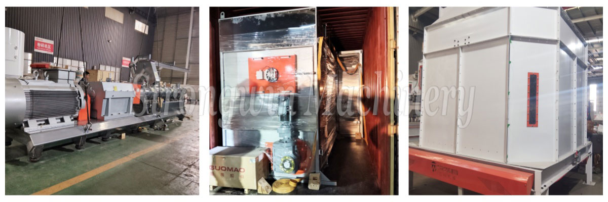 Shipment Dispatch: Complete Set of 15TPH Fish Feed Extrusion Line for Iraq