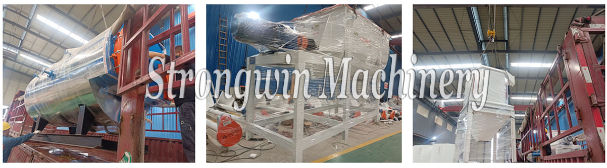 DSP135 fish feed extrusion plant packing and shipping to Guangxi Province, China