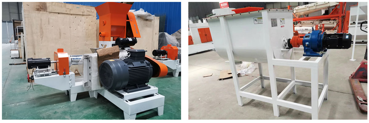 DGP60 floating fish feed production line equipment packing and shipping to JiangXi Province, China