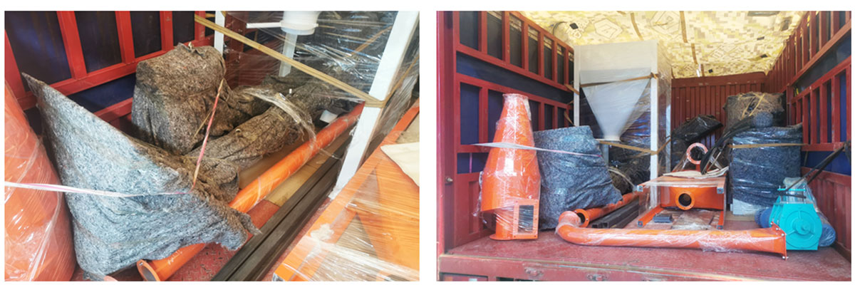DGP60 floating fish feed production line equipment packing and shipping to JiangXi Province, China