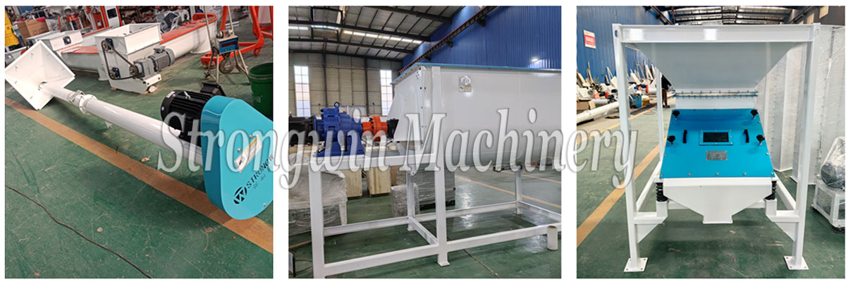 SZLH320 pig feed processing plant equipment packing and shipping to Anhui Province, China