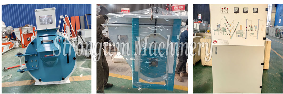 SZLH320 pig feed processing plant equipment packing and shipping to Anhui Province, China