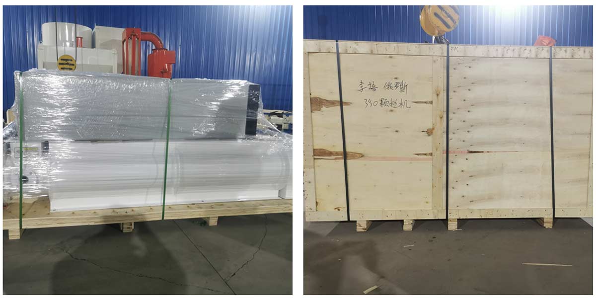 SZLH350 Feed Pellet Machine has been shipped to Russia