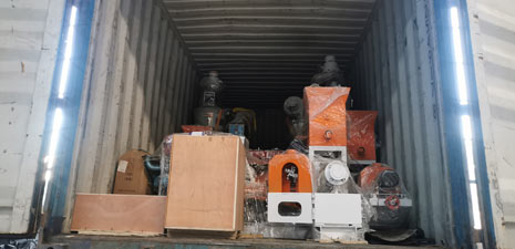 Fish feed extrusion line has been shipped