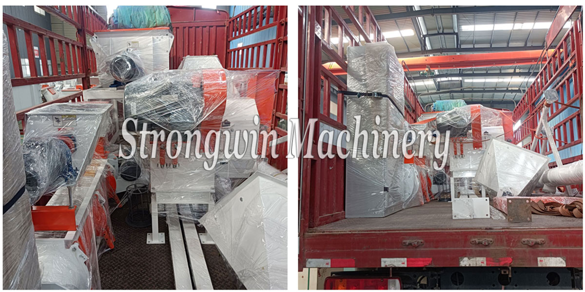 SZLH250 Rabbit Feed Production Line packing and shipping to Guizhou Province, China